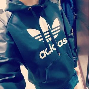 BWOT Asia Edition Adidas Black hooide